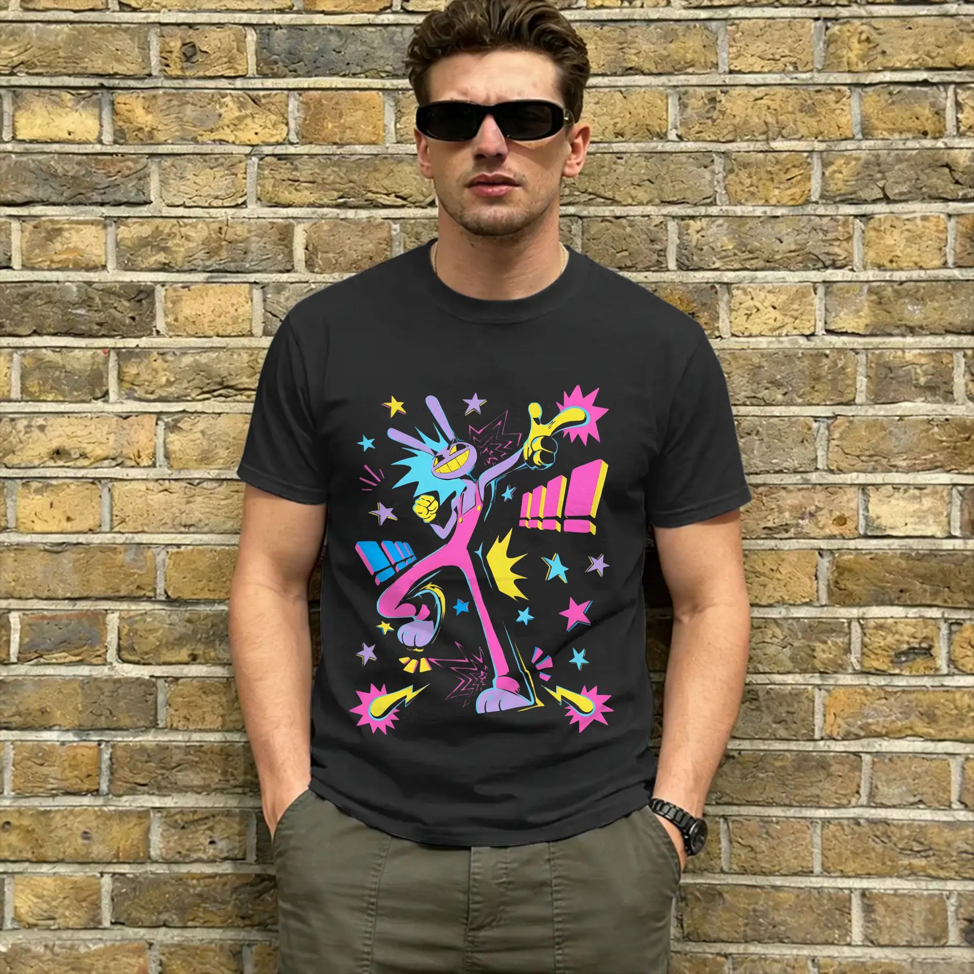 The Amazing Circus Men's T Shirts Cartoon Awesome Tees Short Sleeve O Neck T-Shirt Cotton Big Size Clothes