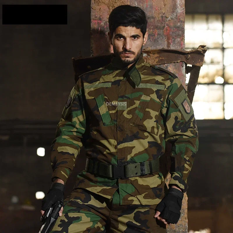 Uniforme táctico camuflaje Airsoft – Chaqueta y pants combate
