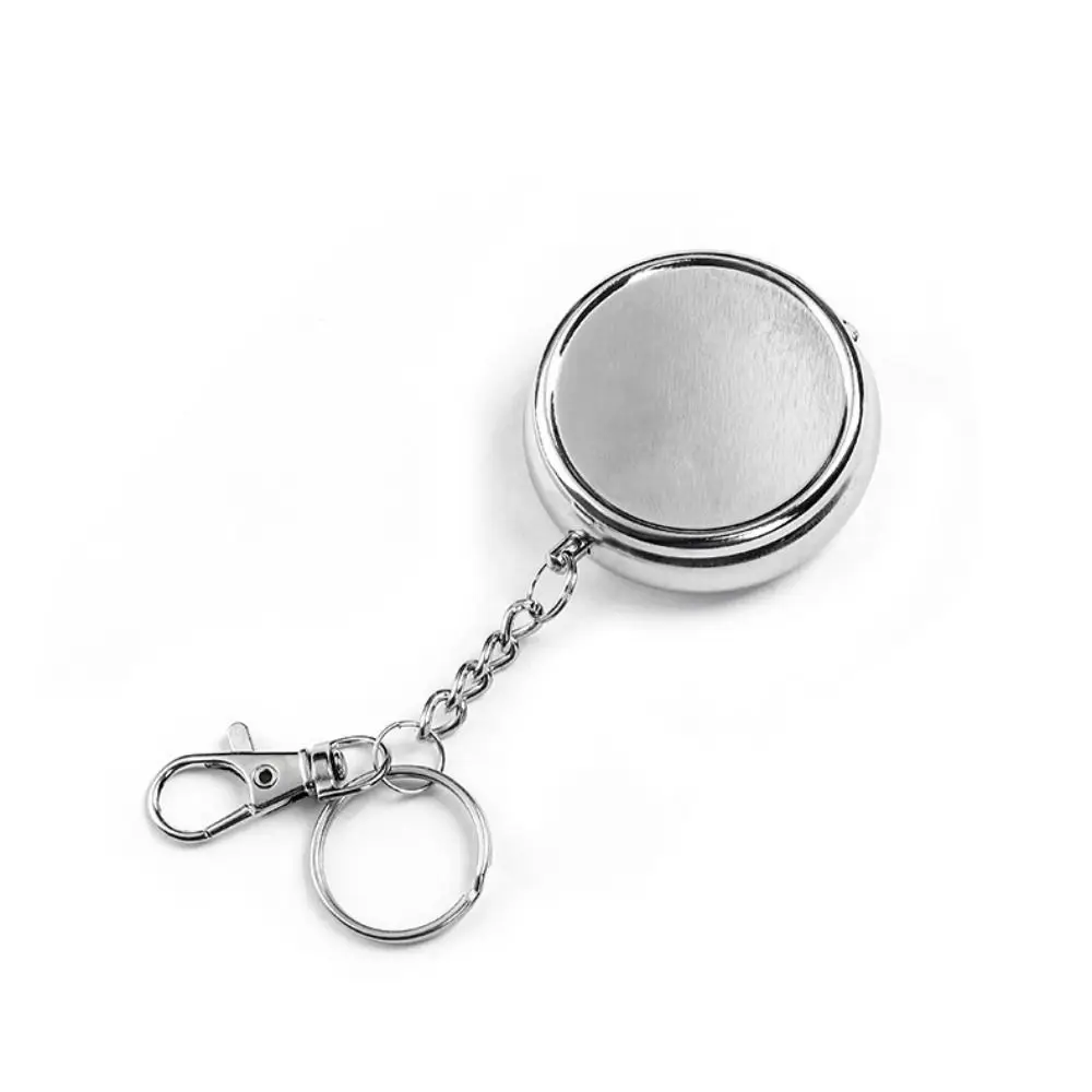 Stainless Steel Portable Ashtray Mirror Finish Mini Size Keychain Smoker Tool Lid Cover Easy Clean Pocket Ashtray Outdoor Use