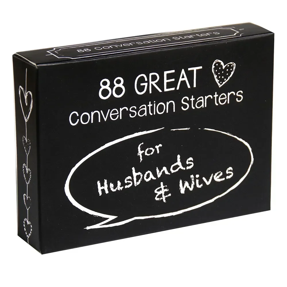 88 Great Conversation Card Game Starters for Husbands and Wives Romantic Card Game for Married Couples Christian Games