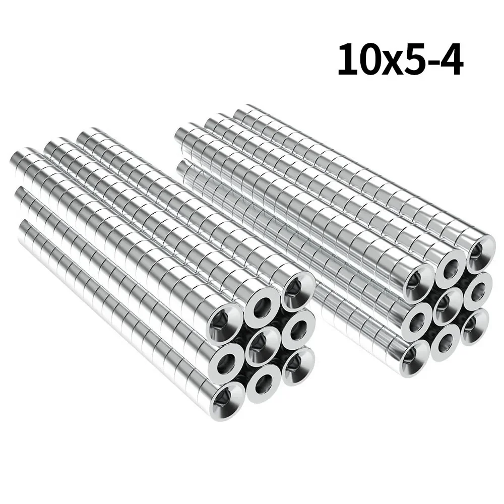 10x5-4mm N35 Super Strong Neodymium Magnet Round with holes NdfeB Powerful Permanent Magnetic imanes Refrigerator Magnets
