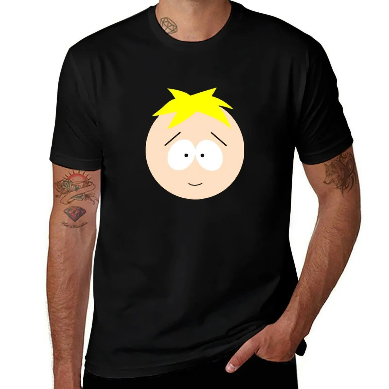 Футболка Leopold Butters Stotch, большого размера, из мягкого хлопка