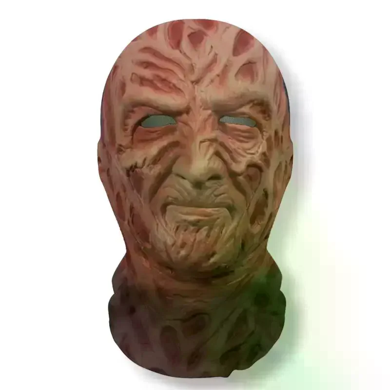 ハロウィン ゴーストフェイス 3Dプリントマスク ストレッチメッシュ フルフェイスマスク スカルヘッドドレス 面白いパーティー ハロウィン ホラー コスプレ小道具