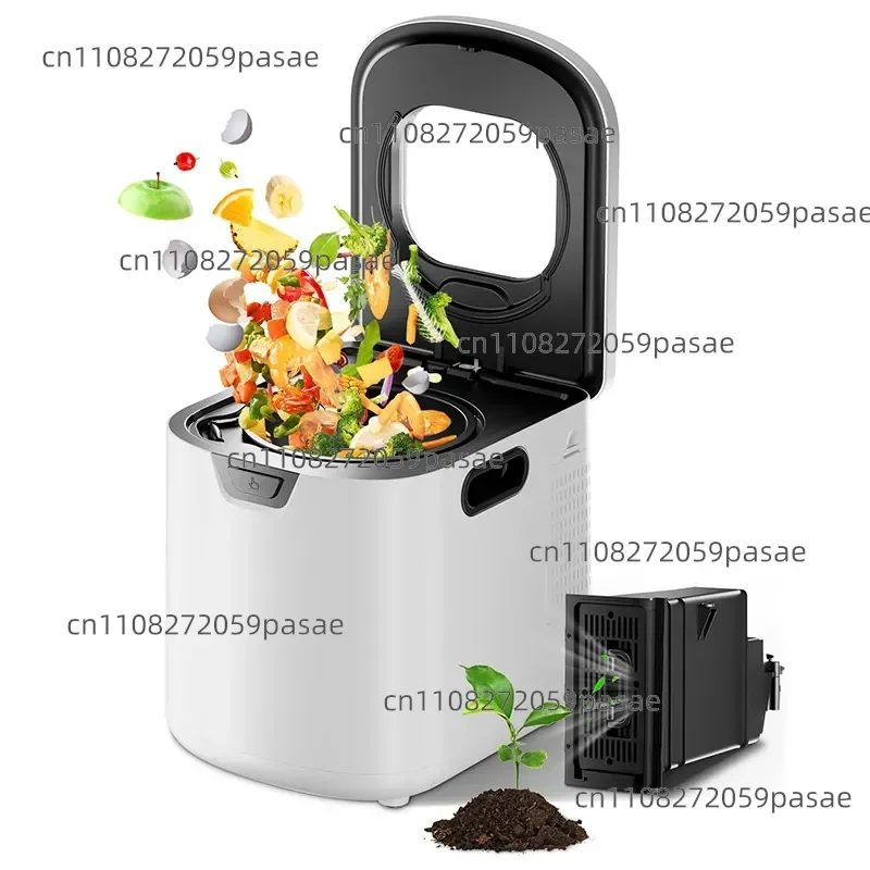 4-Liter Smart Electric Food Composting Machine with Dual Carbon Containers—Odorless and Quiet