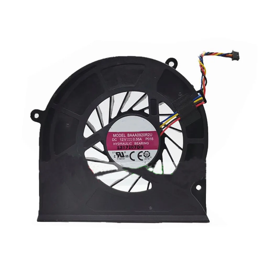 4 Holes 4 Lines Projector Cooling Fan For BAAA0920R2U-P016 BAAA0920R2UP016 DC 12V 0.55A New