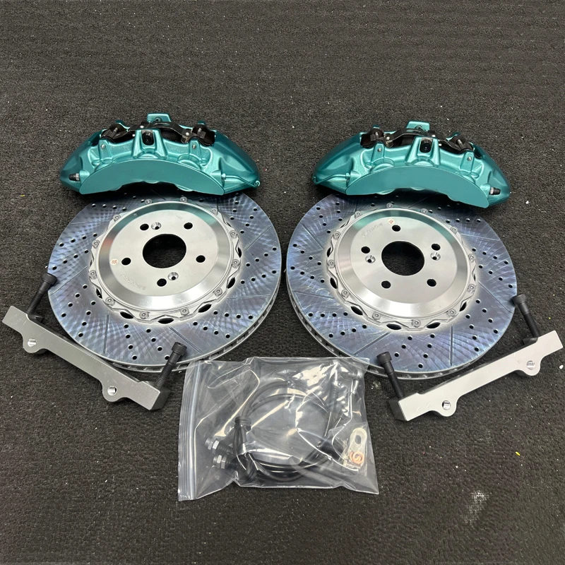 Wholesale Hydraulic Brakes,Big 6 Pot V6 Brake Calipers Racing Brake System380MM Stainless Brake Disc for Compact Racing Vehicles