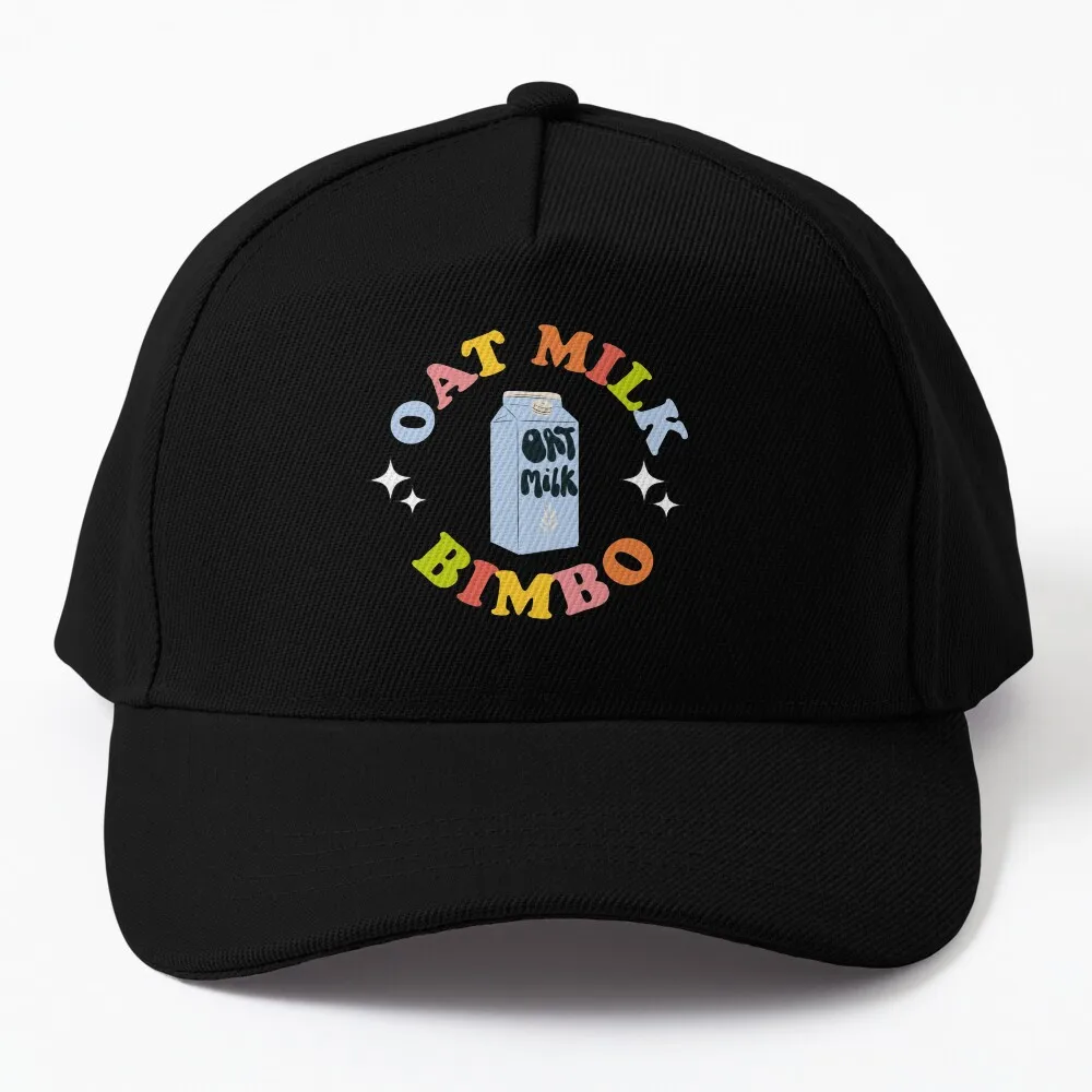 oat milk bimbo Baseball Cap Golf funny hat Mens Hat Women's