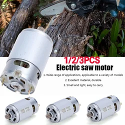 21V Mini DC Motor 14 Teeth Geared Motor 28000RPM 8.2mm Gear Diameter Power Tool Accessories for 550 Motor Lithium Chainsaw