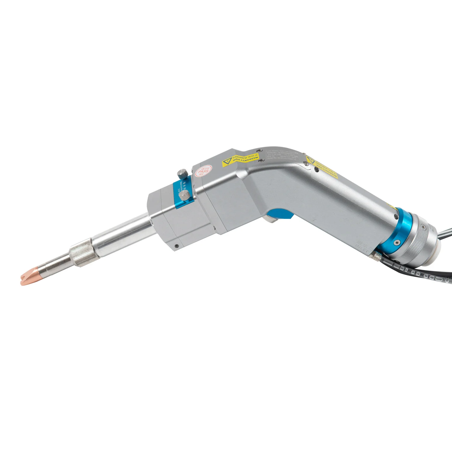 handheld wobble fiber  welding head with wire feeding auto 750W -1500W with controller