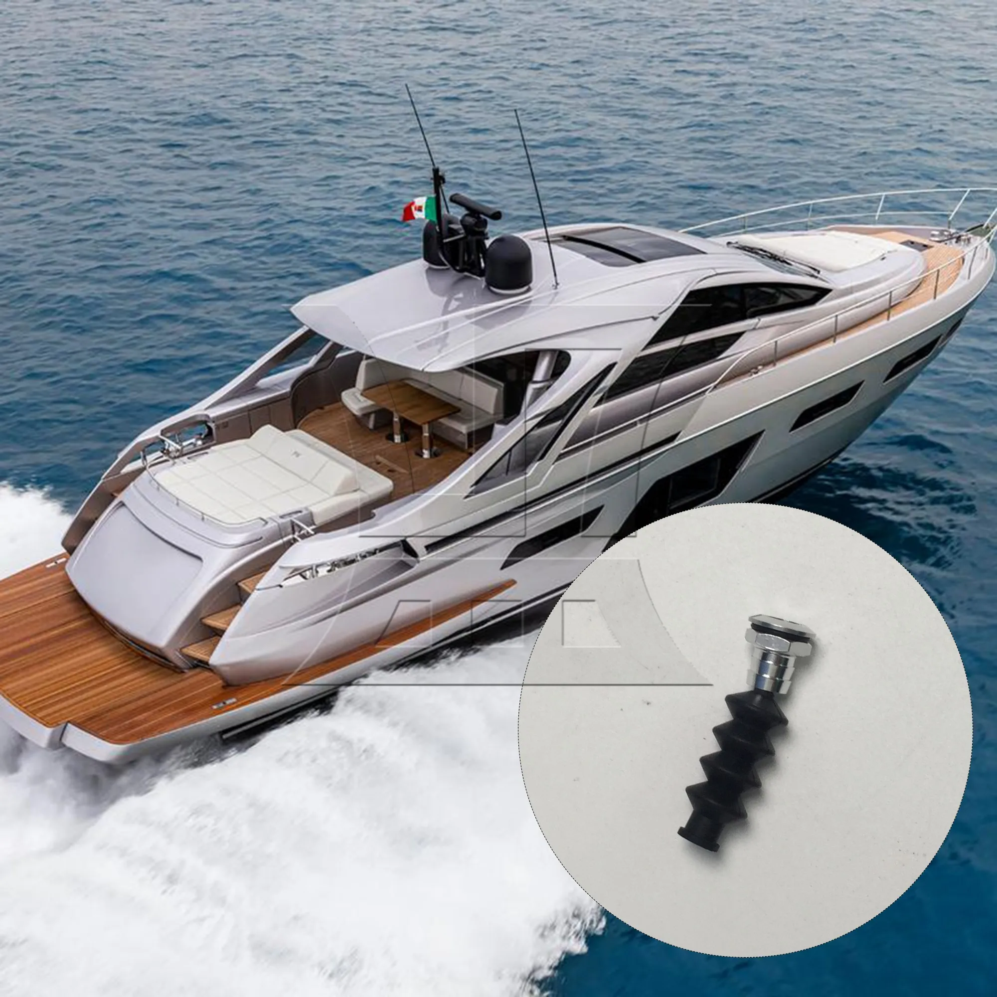 

1pc RC Boat Push Rod Rubber Seal 42mm For Diy Model Projects