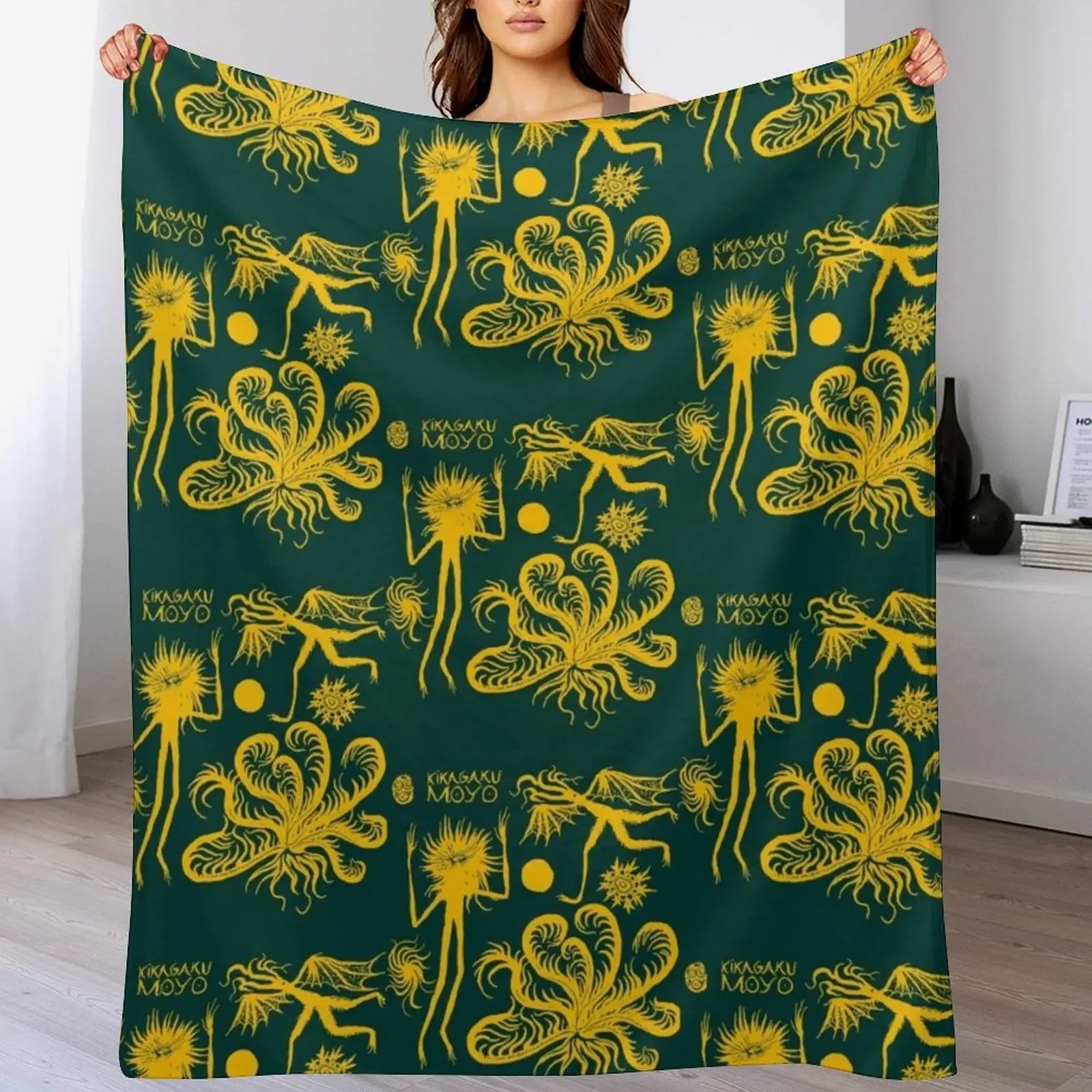 

KIKAGAKU MOYO Throw Blanket Tourist Winter beds Blankets