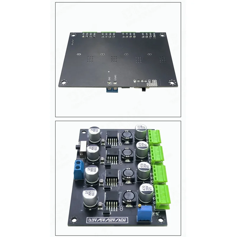

Exquisite-LM-2596 Многоконтурный импульсный модуль питания 3,3 В 5 В 12 В ADJ Модули питания с регулируемым напряжением и выходом LM2596