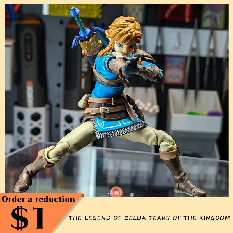 

The Legend Of Zelda Tears Of The Kingdom Aciton Figure Figma 626 Link Figures Breath Of The Wild Anime Figure Collect Model Gift