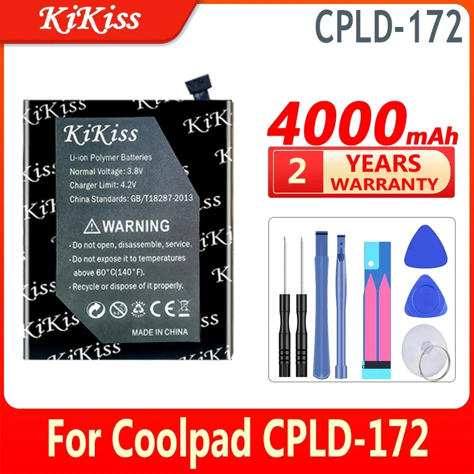 

4000 мАч KiKiss Новая батарея CPLD172 для Coolpad CPLD-172 мобильный телефон