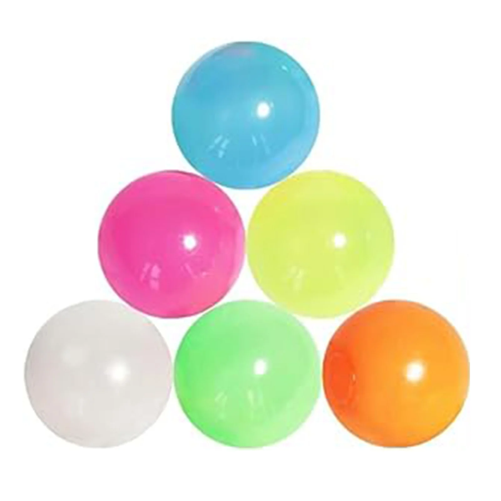 

Sticky Glowing Ball Anxiety Toy Funny Decompression Soft Squeeze Ball Toys for Relieving Stress from Working Studying