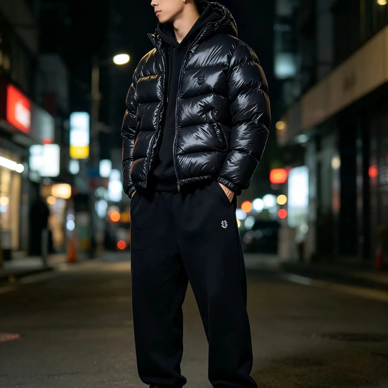 Autumn and Winter New Y2K Trendy Street Fashion Casual Personalized Printed Warm Zipper unisex Cotton Jacket