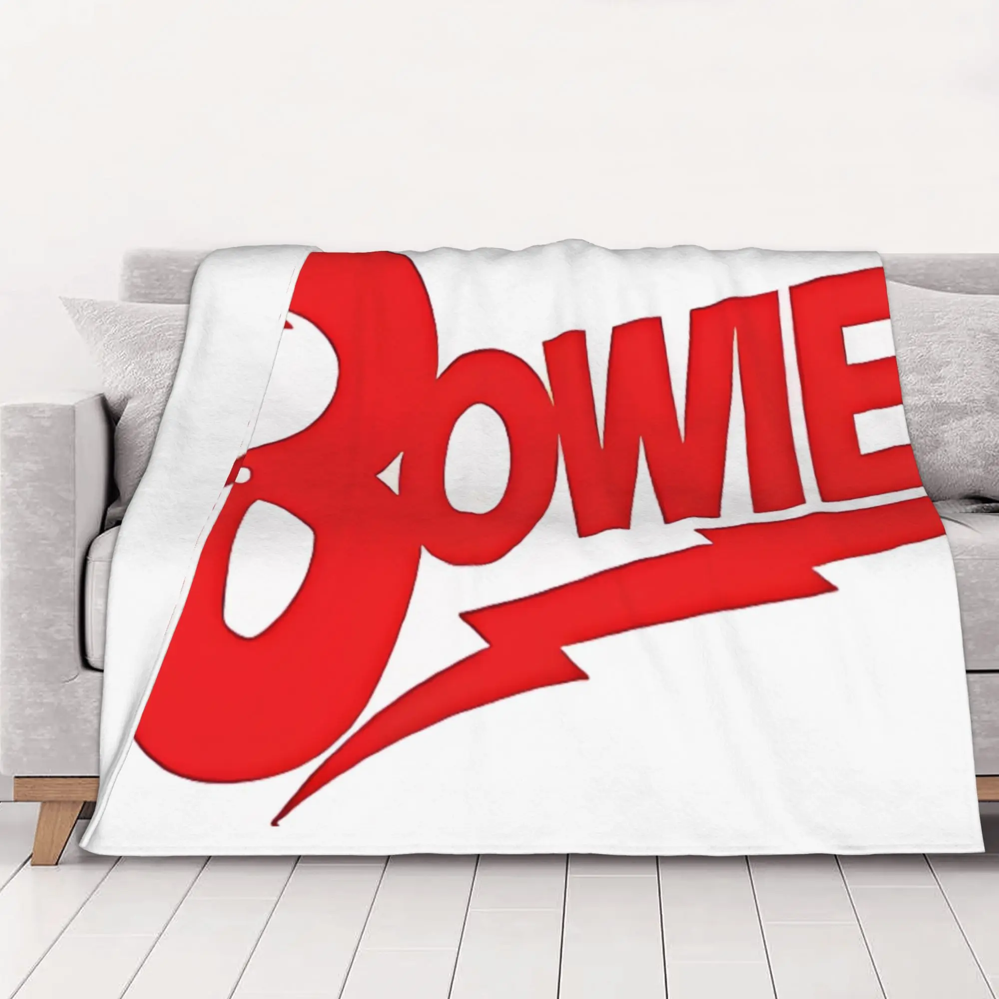 1PC home Cute Room Decor Classic Blanket Throw Blanket David Cool Bowie Novelty Warm Blanket All Season