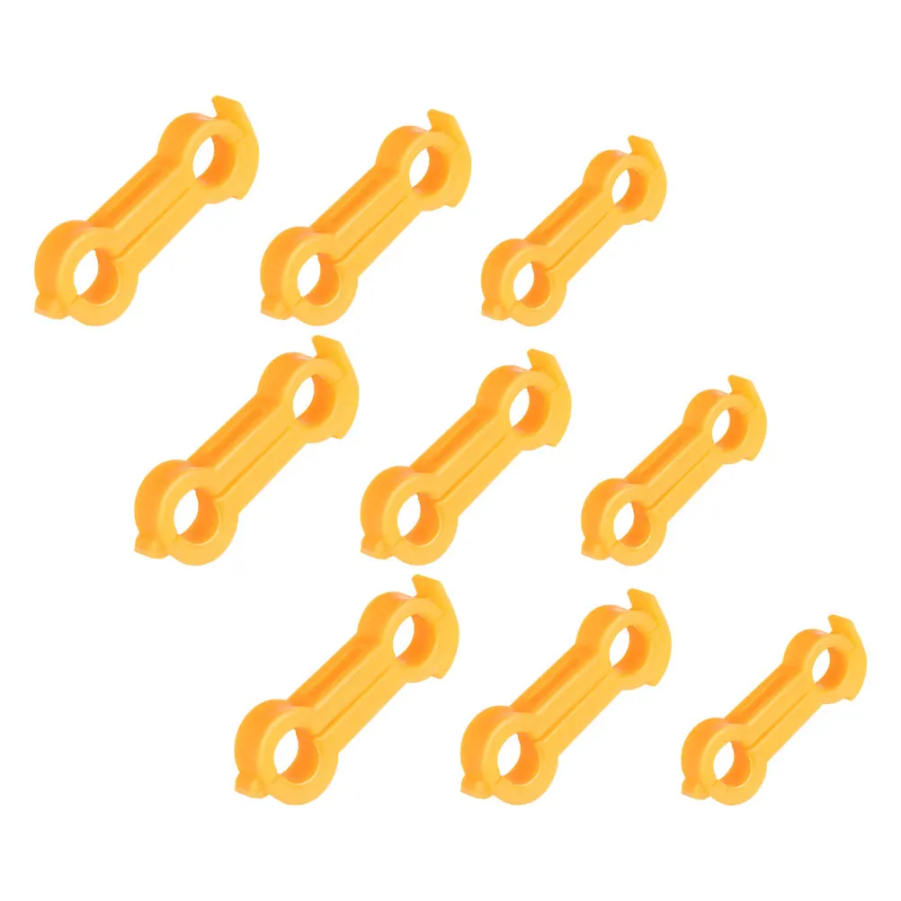 

9 Pcs Foot Correction Device Chick Leg Support Harness Toy Chicken Strap Parrot Ring Pvc Stability Bird Hobble Brace