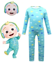 Baby JJ Cosplay Costume with Mask Boys Girls Bodysuit Halloween Fancy Jumpsuits