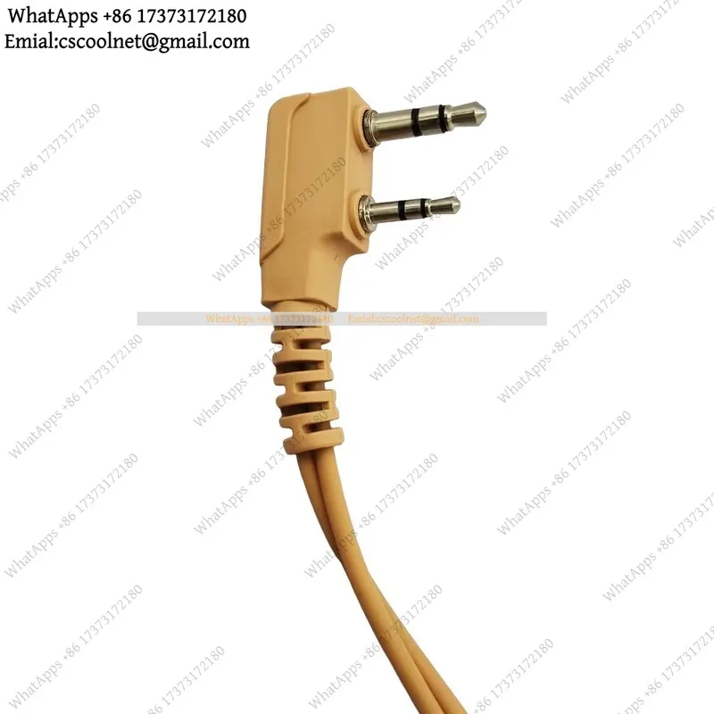2 Pin Walkie Talkie Skin Earpiece Security PTT Headset Surveillance Acoustic Earphone Mic 3.5mm 2.5mm K1 for Baofeng Radio