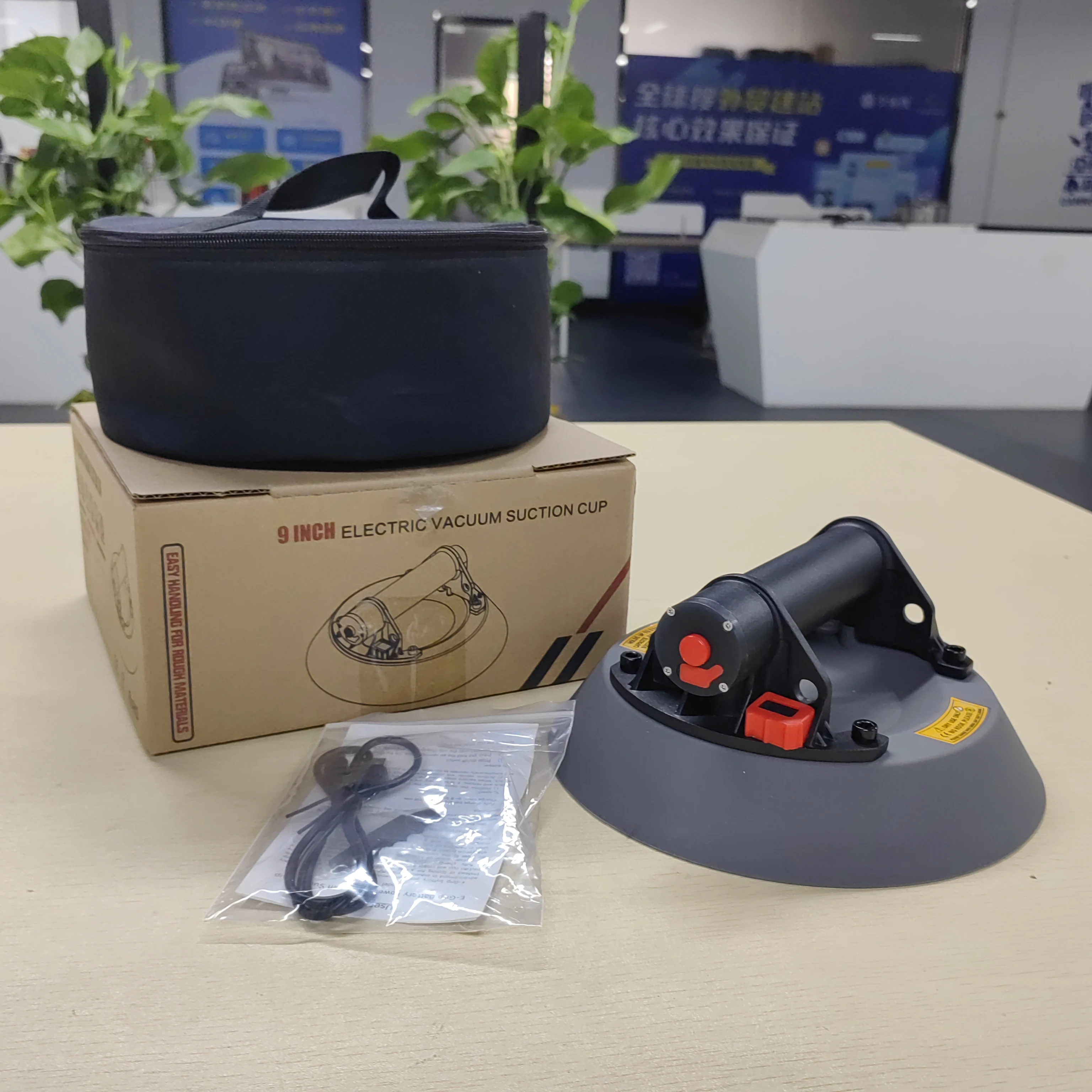 Heavy Duty Manual Cup Electric Suction Cups Vacuum Glass Sucker with Battery for Window Tile Carry Replacement