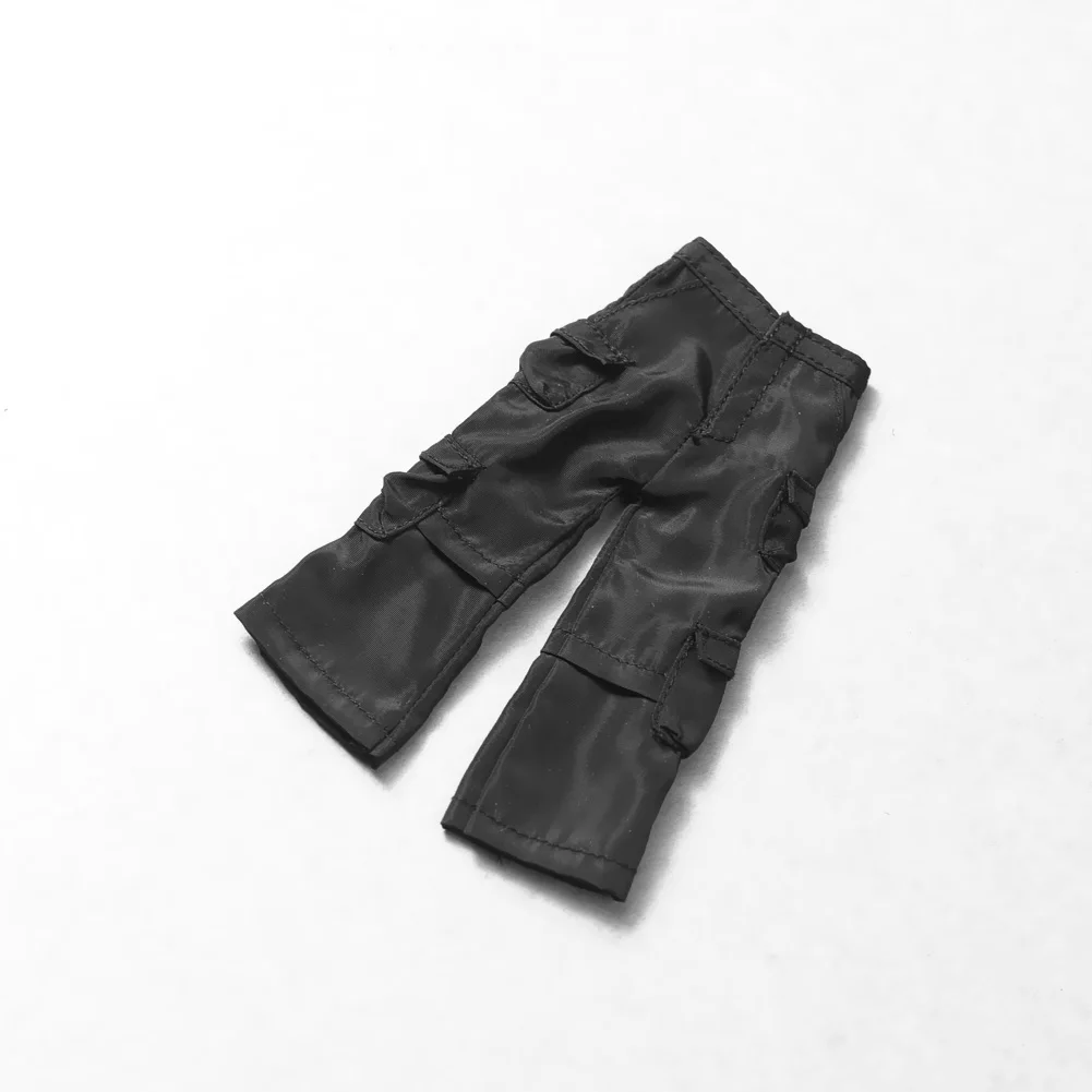 Lunghezza pantaloni 11 cm Pantaloni da lavoro Pantaloni stile casual Pantaloni da yoga Vestiti Modello Soldato femminile Action Figure Corpo Bambole Giocattolo