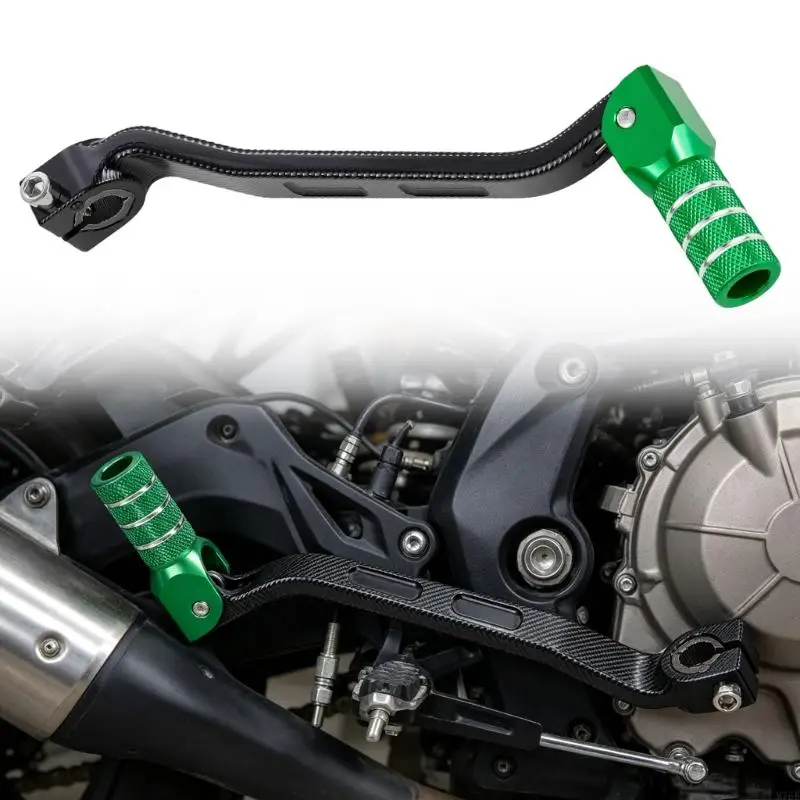 M76E Aluminium-Motorrad-Schalthebel-Reparaturteil für KLX300, Steuerhebel mit Klemmbefestigungsende für Dirt Bike – Detail 9