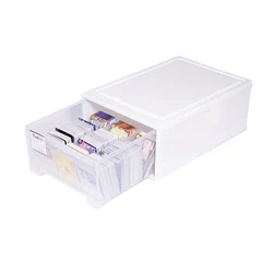 Caja de almacenamiento de ladrillo de tarjetas de gran capacidad, estuche de clasificación de tarjetas, cajón de Clip para todas las tarjetas comerciales