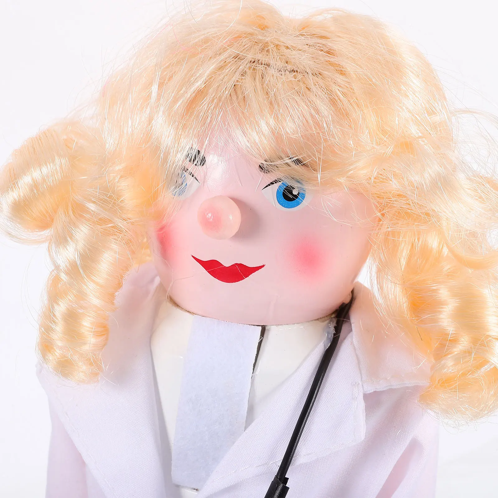 

Nutcracker Christmas Decoration Wooden Nurse Xmas Nutcracker Statue Desktop Xmas Gift Decorative Home Ornament