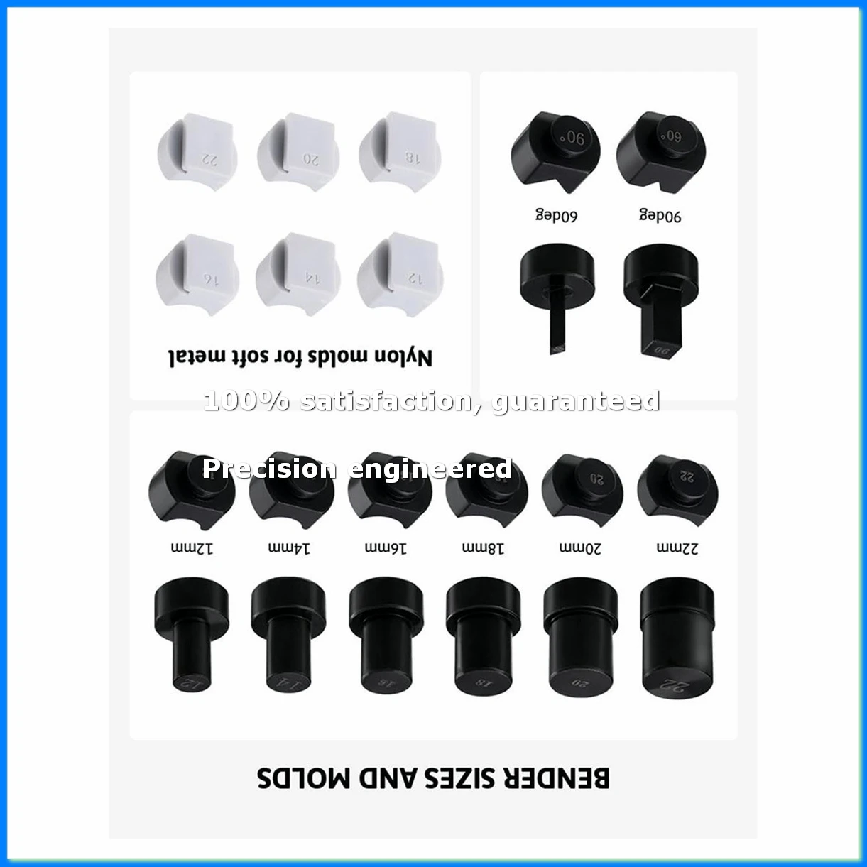 

Ring Bender, Ring Bending Tool for Spoon Ring Making, with Nylon Dies for Metal Pattern. Diameter 12-22Mm Ring Bender-ABAM