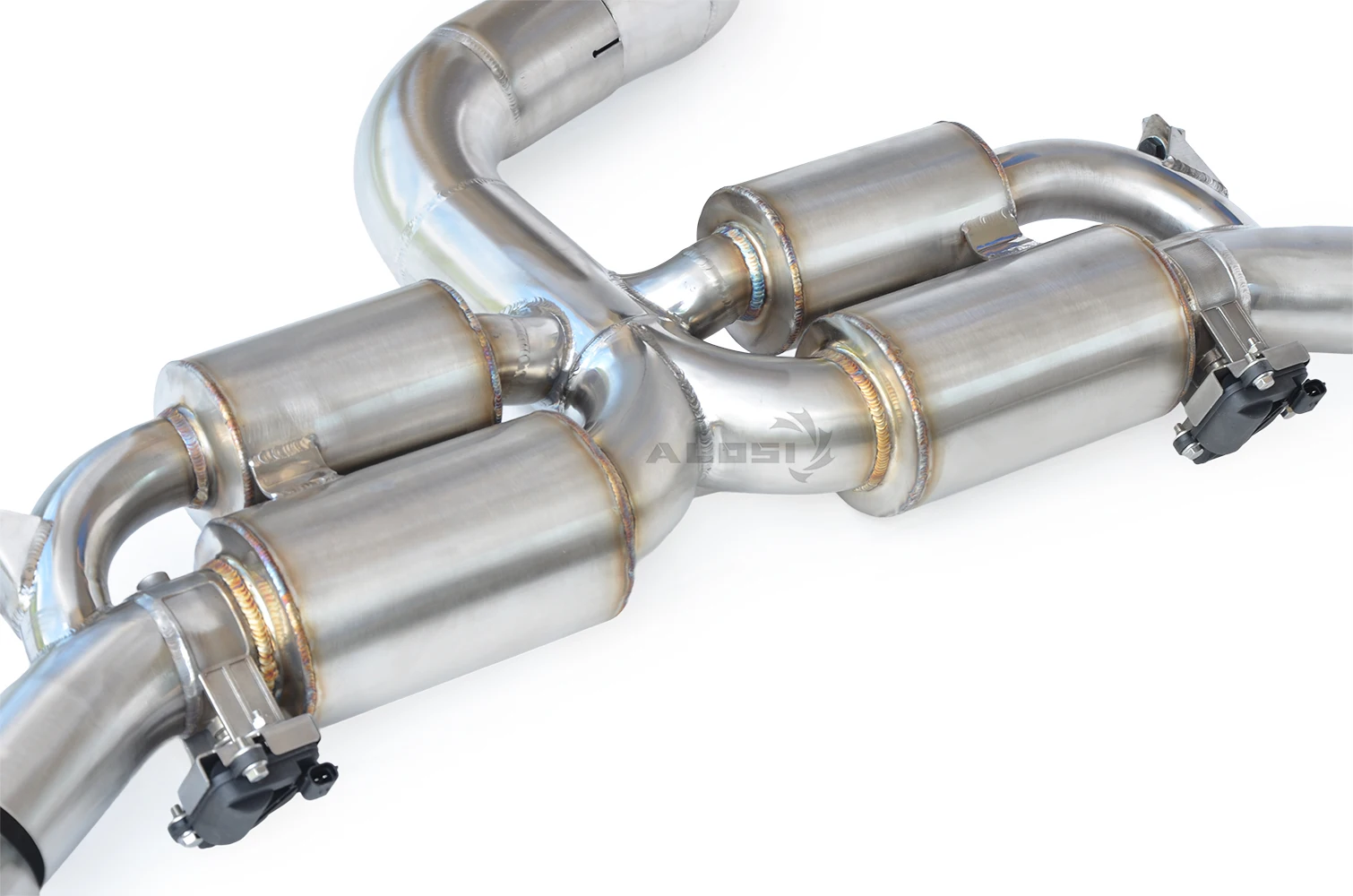 

Factory 3.5 inch large diameter catback exhaust for Audi RS3 2.5T 2017-2023 Custom Valve Sports Exhaust System Exhaust Muffler