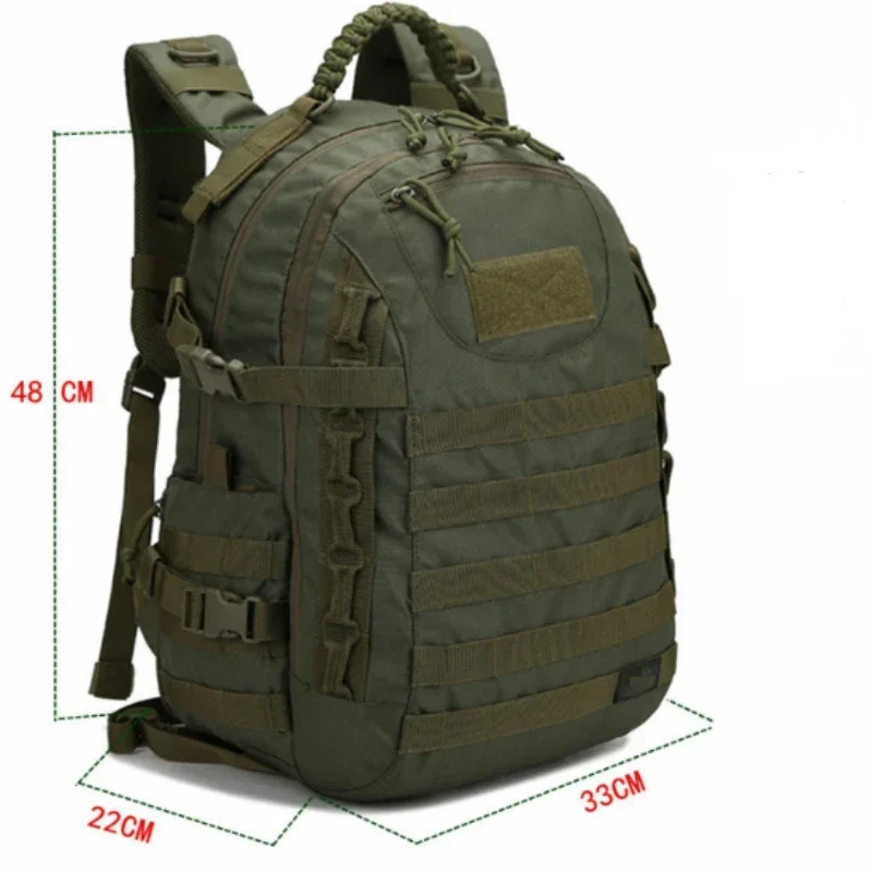 35L Camping Backpack Waterproof Trekking Fishing Hunting Bag Tactical Large Capacit Molle Climbing Rucksack Outdoor Bags mochila