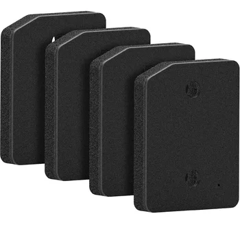 Miele T1 Kurutucu için 4'lü Paket Kaide Filtresi, 9164761   Isı Pompası Çamaşır Kurutma Makinesi Filtresi Ayak Tekme Tüysüz Filtre Köpük Sünger