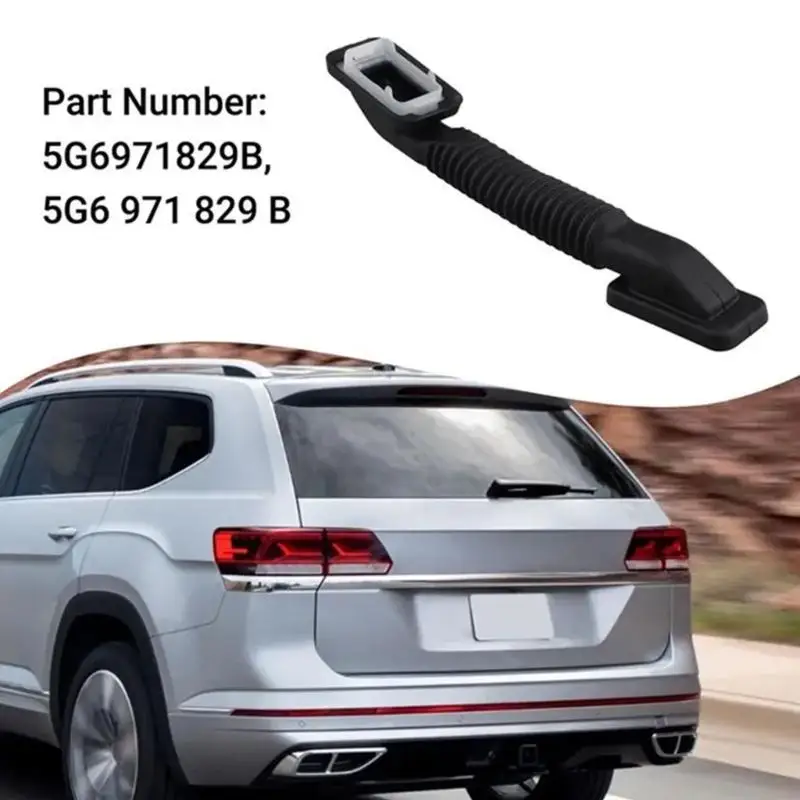 J0MA Rear Gate Cable Sleeve Cover for Wiring Pass Through Area, Black Ribbed Cargo Lid Harness Sleeve 5G6971829B Plastic