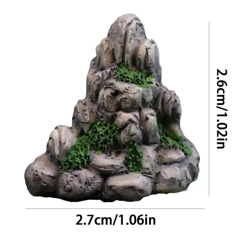 Mini Mountain Miniature Fake Stone Artificial Hill Toys Bonsai Ornaments Fairy Garden Accessories Home Decoration Aquarium Rock