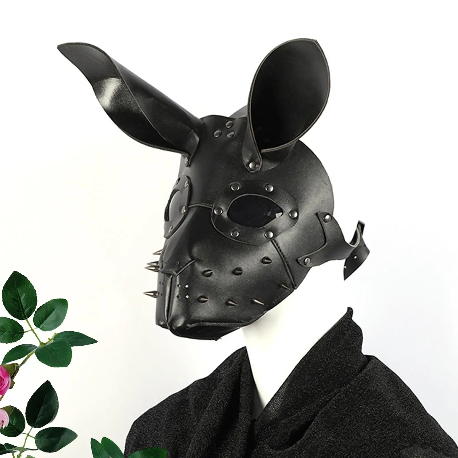 

Gothic Punk Steampunk Mask, Bunny Halloween Mask, Costume Mask Animal Cosplay Mask for Club, Halloween, Performance, Bar