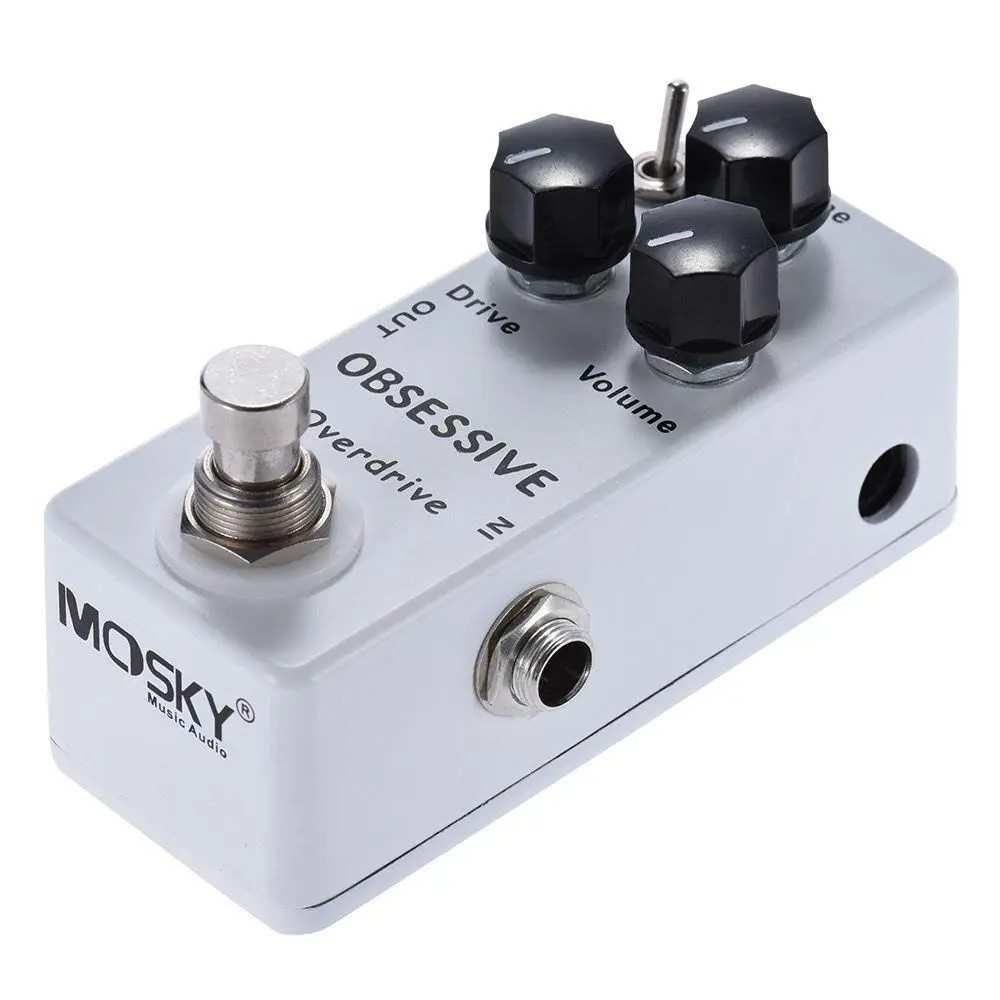 

Практичная гитарная педаль эффектов Mosky Obsessive Compulsive Drive OCD Overdrive и настоящий байпас