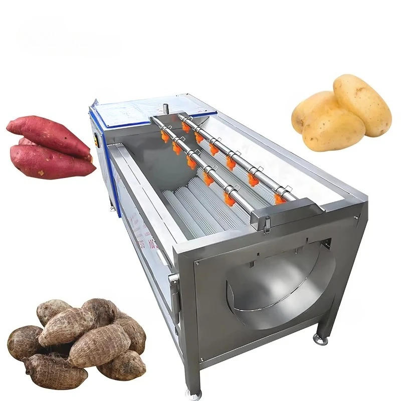 

Fully Automatic Hair Roller Cleaning Machine Sweet Potato Peeling and Mud Cleaning Machine Pig Head and Trotter Cleaning Machine