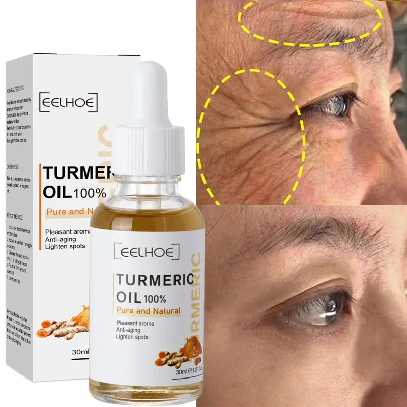 Turmeric Anti Aging Remove Wrinkles Serum  Fade Fine Lines Firming Lifting Repair Skin Care Essence Whitening Korean Products