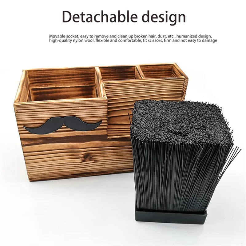 

ABMI-4X Wood Hairdressing Tool Box Hair Salon Shear Holder Hair Cutting Scissors Rack Storage Container Barber Tools Holder,
