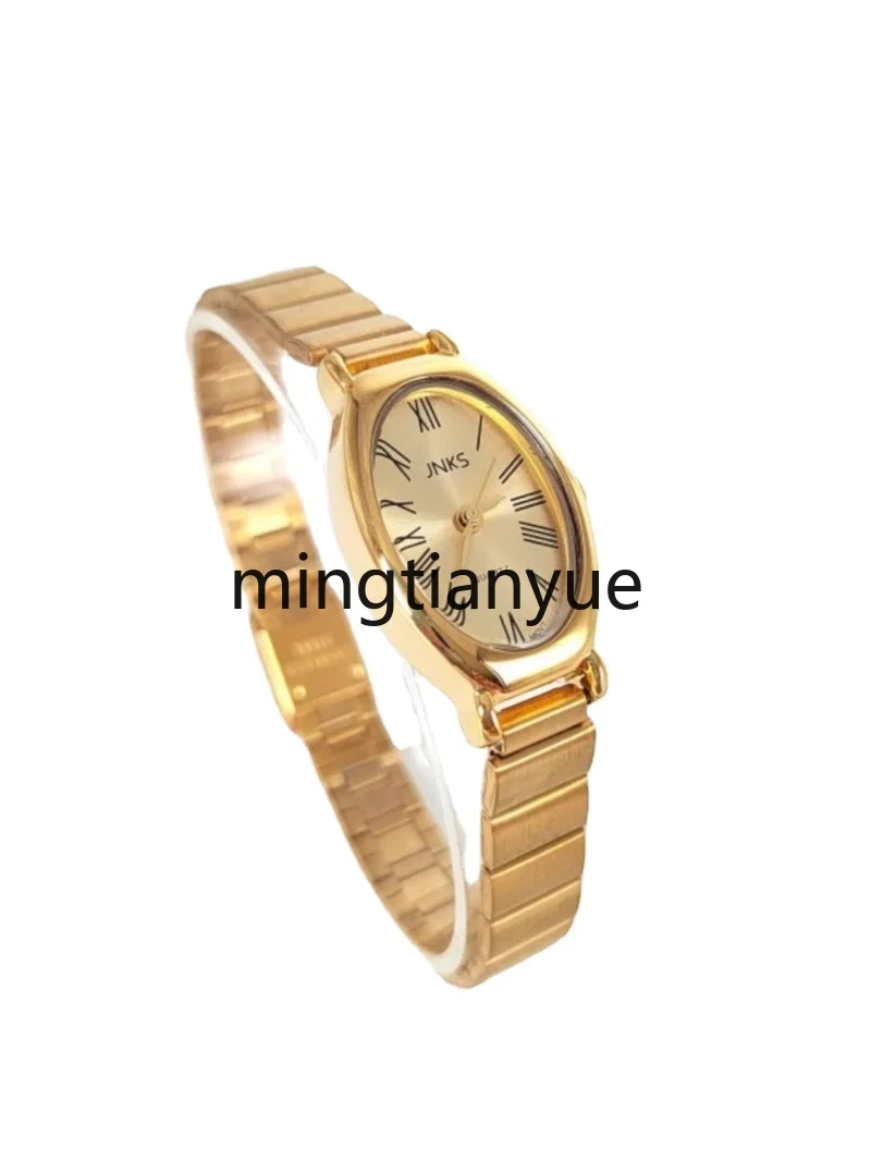 

Retro Imported Movement Small Waterproof Cowhide Student Quartz Women's Watch Antique