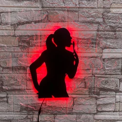 창의적인 다채로운 리모컨 LED 벽 램프, 침대 옆 레스토랑 장식, USB 야간 조명, 걸이식 분위기 조명, ZK50