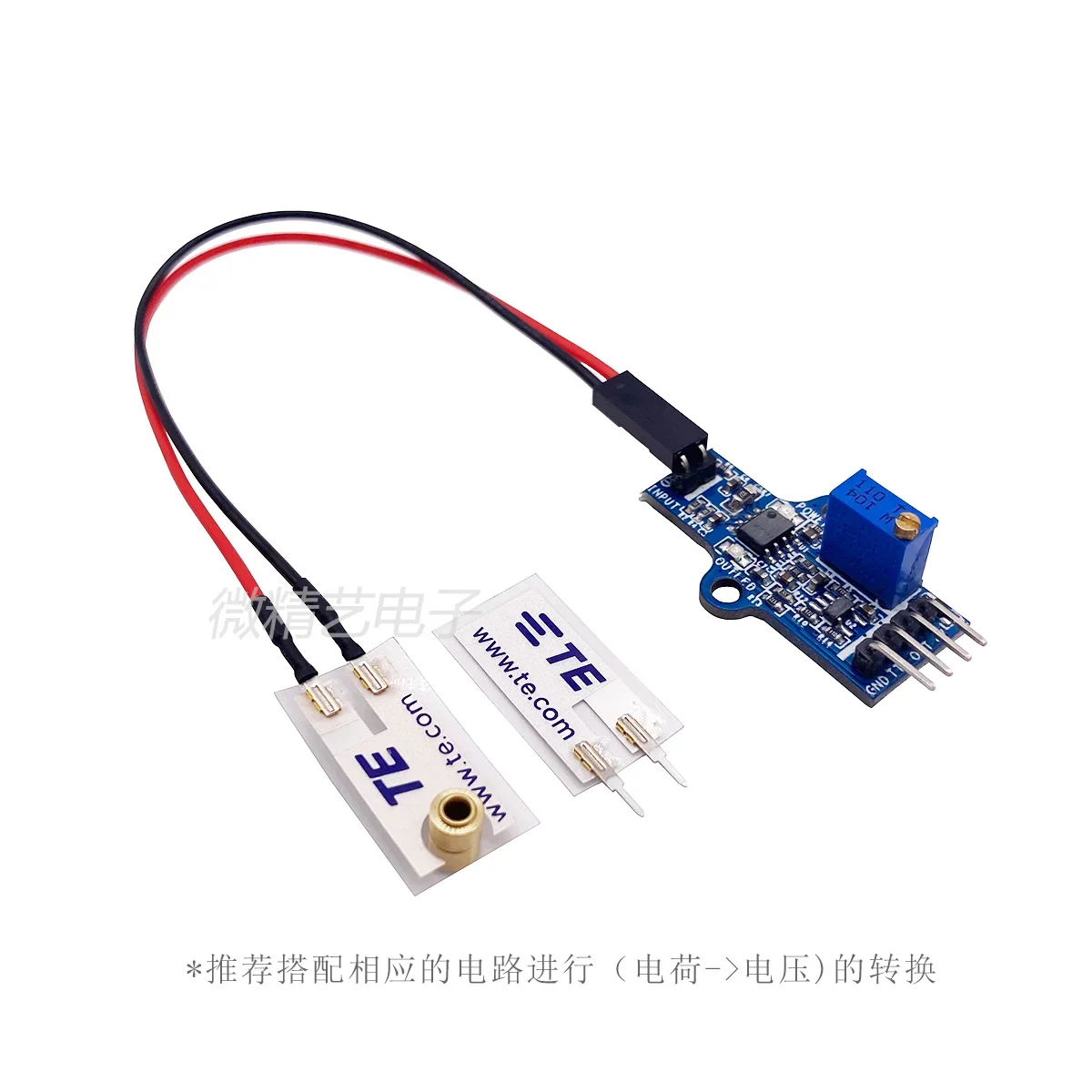 Piezoelectric Thin Film Pressure Sensor Vibration PVDF LDT0-028K Original Equipment