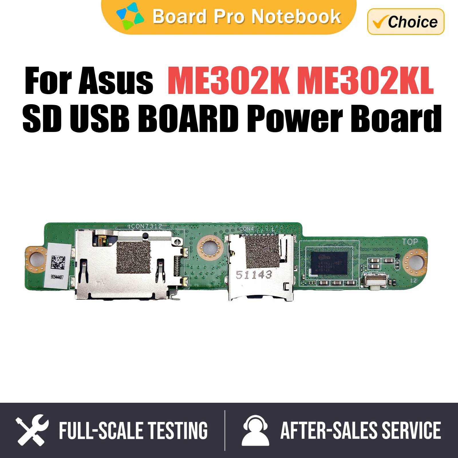 

For Asus ME302K ME302KL K005 TF SD USB BOARD Power Board ME302KL_SUB 100% Tested Fast Ship