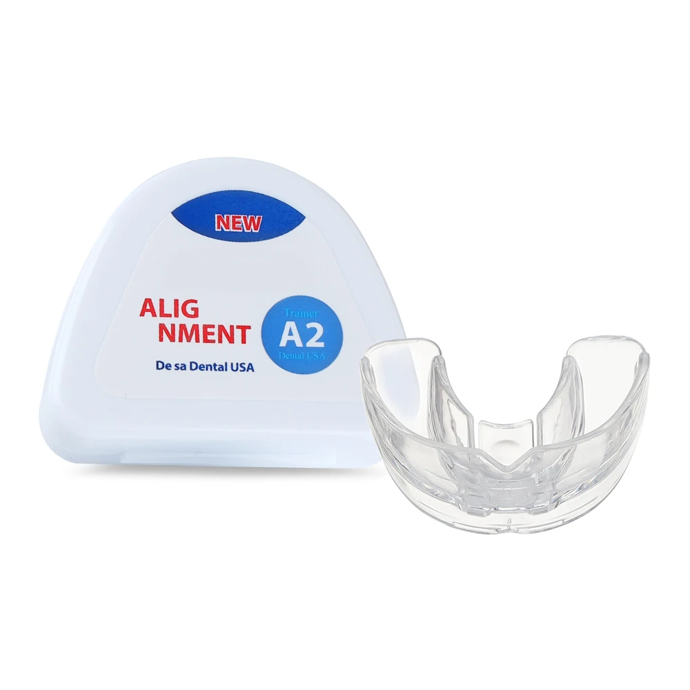 Zahn ärztliche kiefer ortho pä dische Zahnspangen Set Kind 3 Stufen Silikon Ausrichtung Trainer Zähne Halter Bruxismus Mundschutz Kinder Zähne Glätte isen – Detail 11