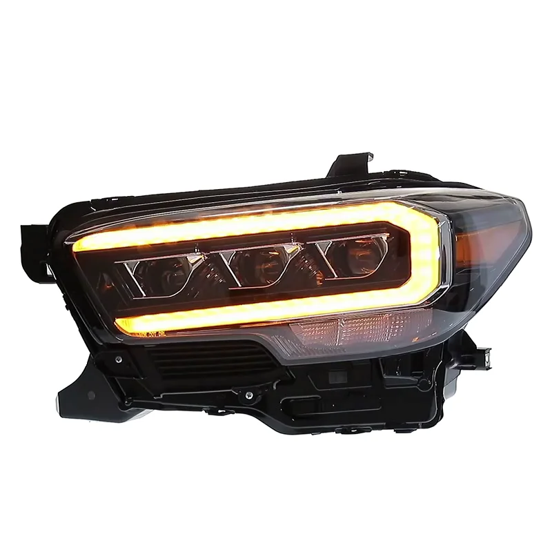 Car Headlight Assembly LED Front Lamp For Toyota Tacoma 2015-2020 LED Running Day Light + Turn Lamp + Low/High Beam Lamp