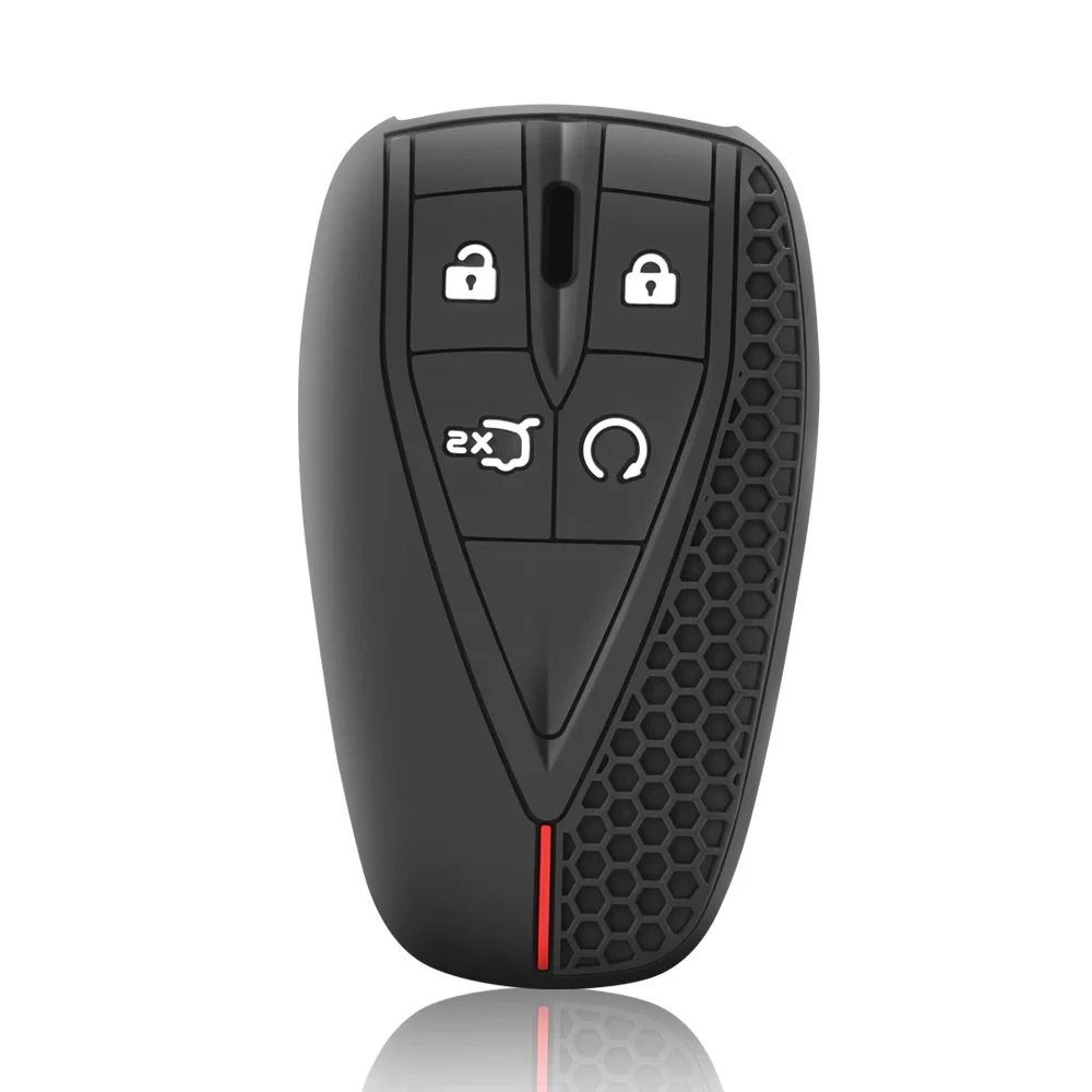 Silicone Car Key Case Cover For Changan Eado Unit CS35plus CS55plus CS75plus Smart Protected Keychains Interior Accessories