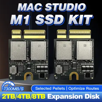 Sada SSD disku Mac Studio Interní 8TB 2TB 4TB Vysokorychlostní 7300M/s Kompatibilní rozšíření úložiště Náhrada Upgrade řešení 10 nejlepší prodej 8TB M2 SSD - №5