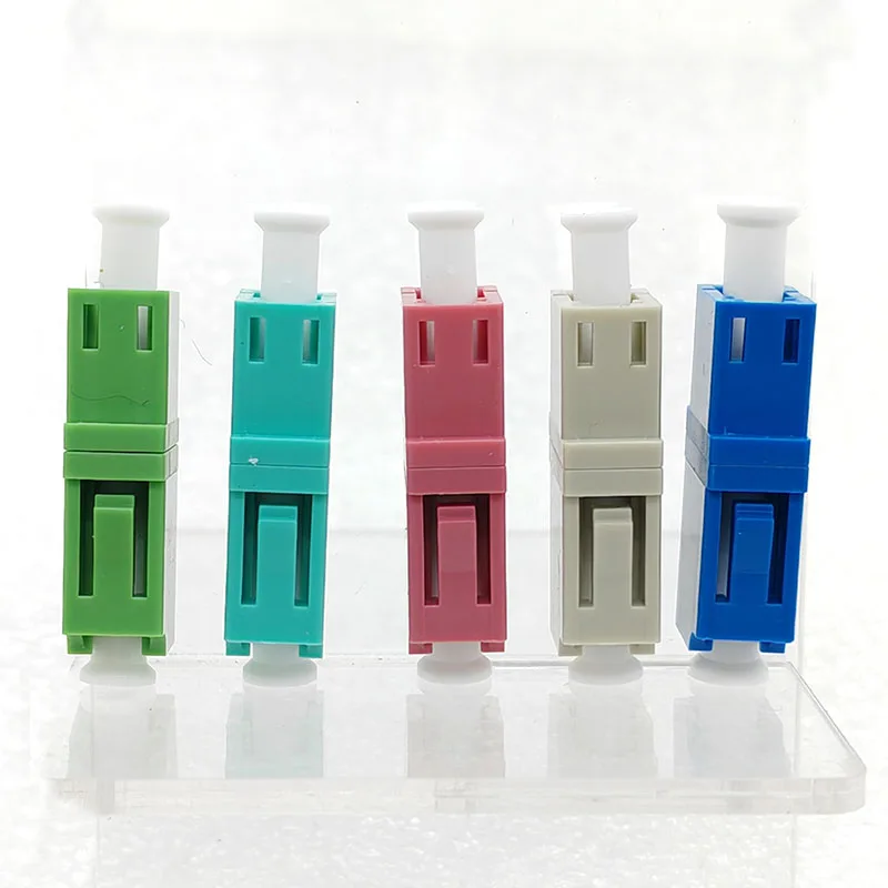 

10PCS Fiber Optic Adapter Connector LC/PC Single Mode Multimode Simplex Carrier Grade Fiber Coupler Flange Best Price Wholesale