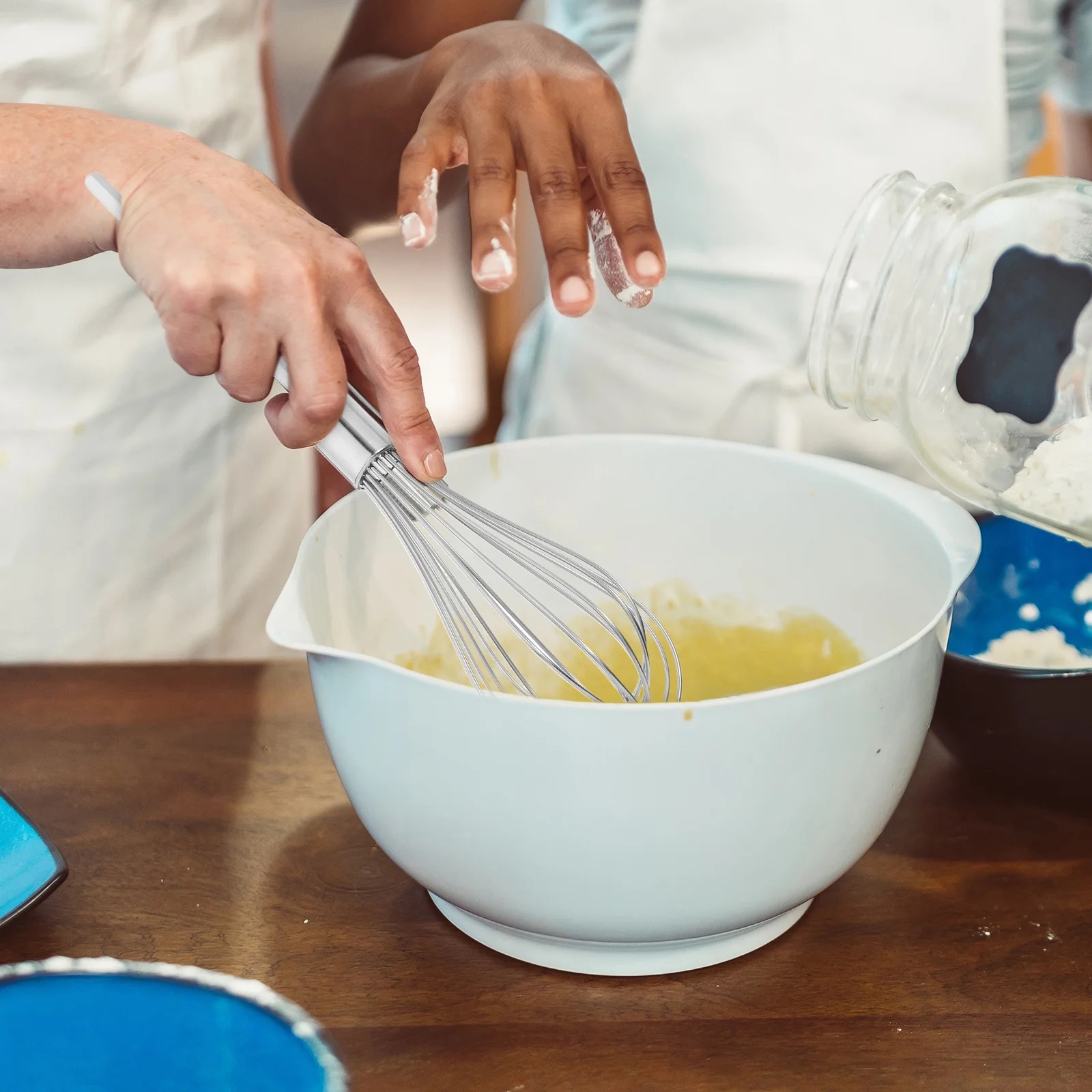 

Extra Long Thick Stainless Steel Beater Rod Drill Mixer Attachment Multi-Functional Kitchen Hand Mixer Replacement Whisk